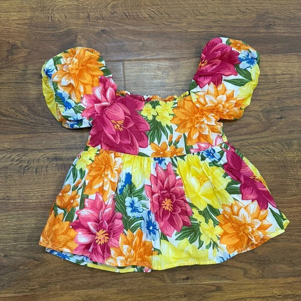 Janie and Jack floral baby doll top 6